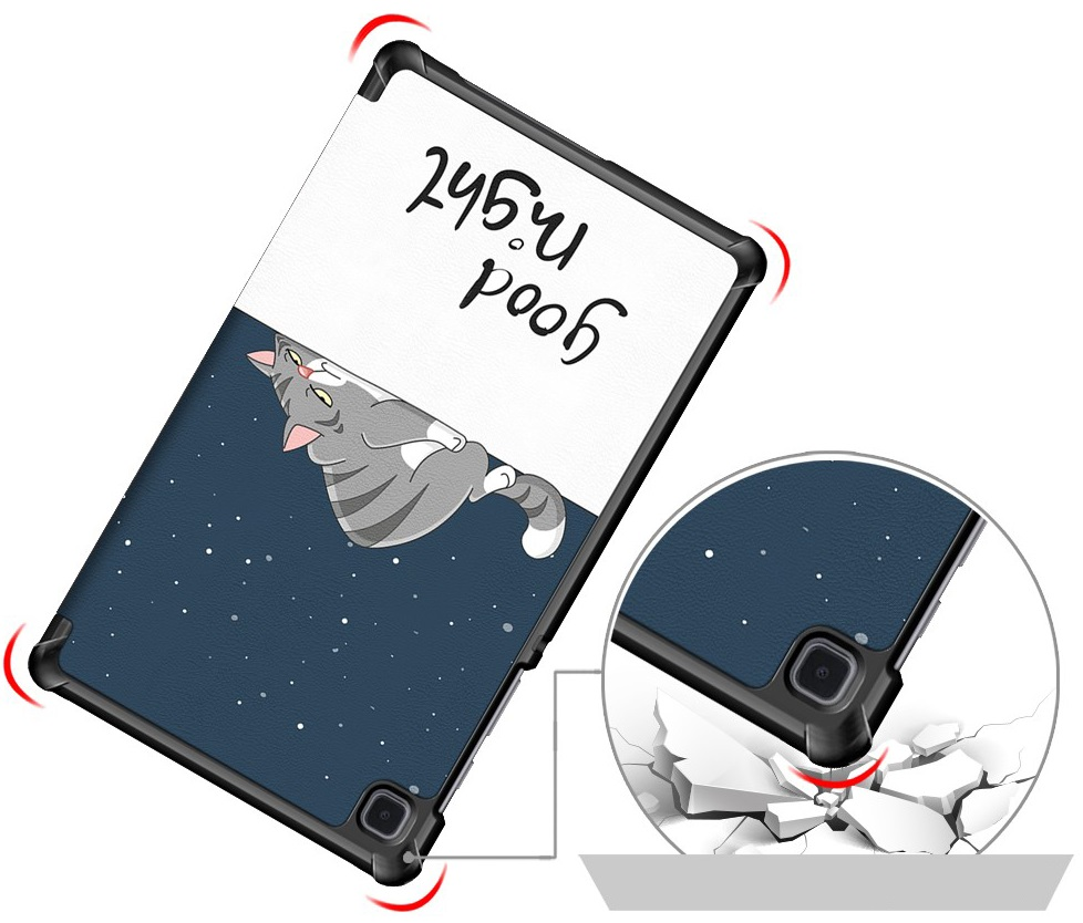 Чехол-книжка BeCover Smart Case для Samsung Galaxy Tab S6 Lite 10.4 Good Night (708327) фото 3