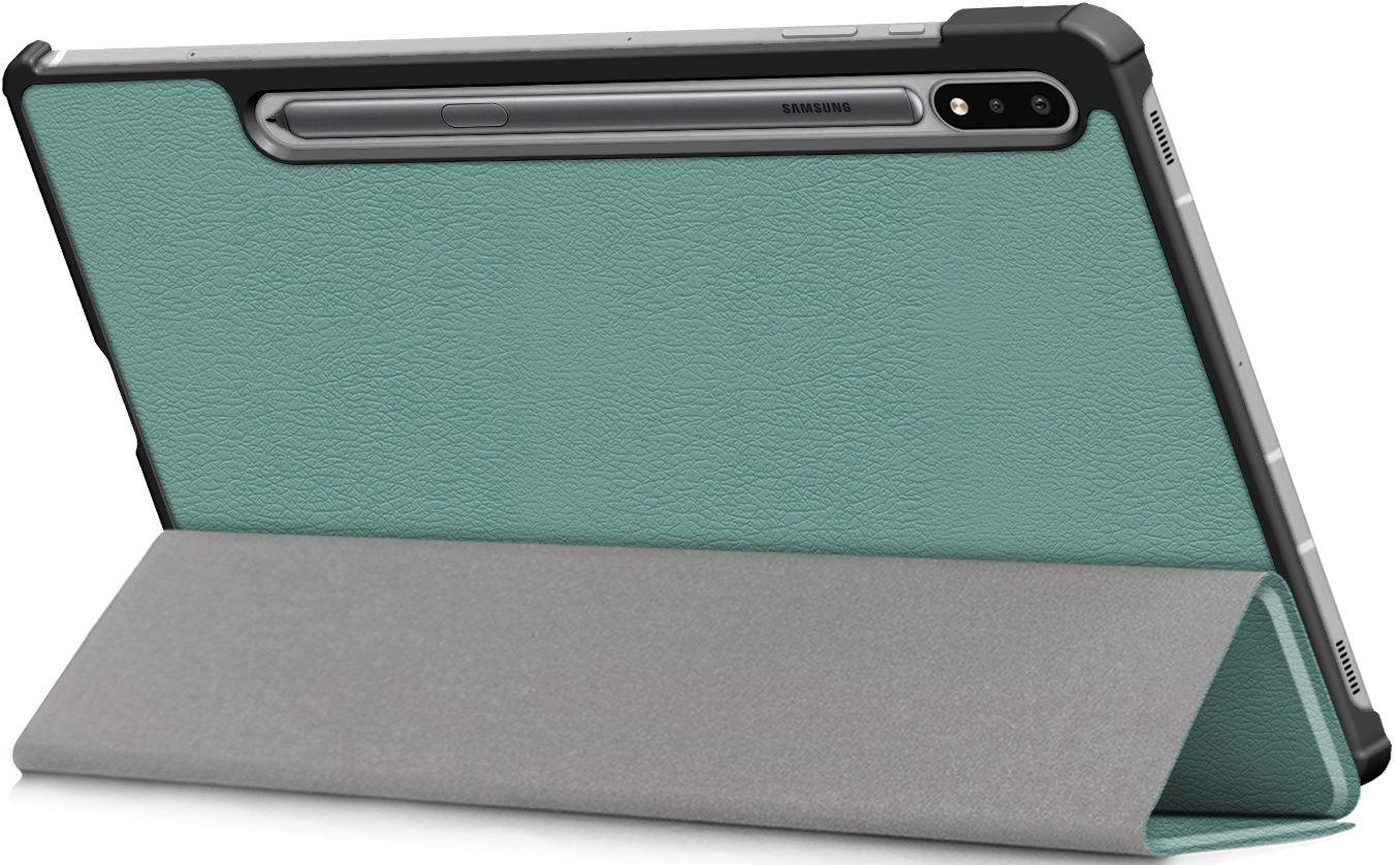 Чехол-книжка BeCover Smart Case для Samsung Galaxy Tab S7/S8 Dark Green (705222) фото 3