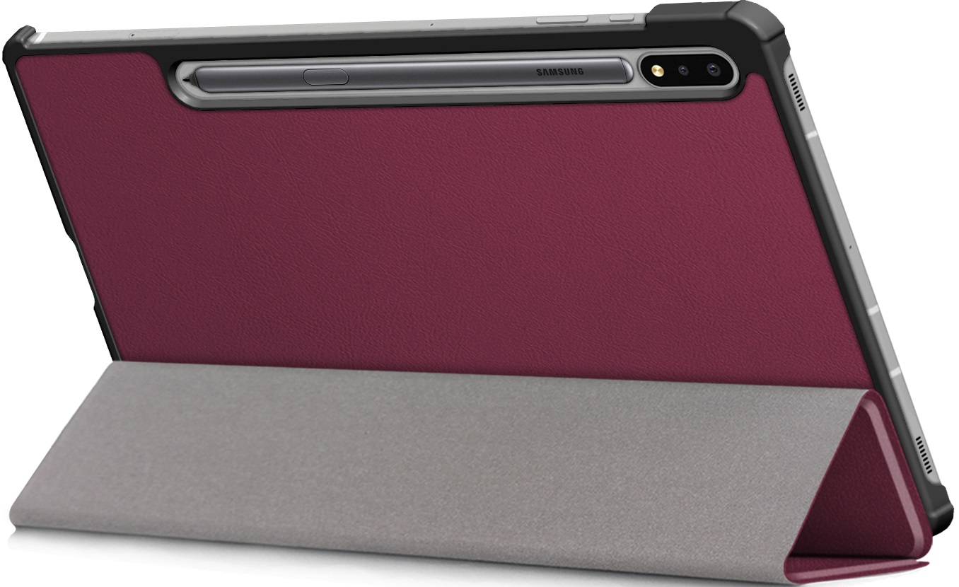 Чехол-книжка BeCover Smart Case для Samsung Galaxy Tab S7/S8 Red Wine (705224) фото 3