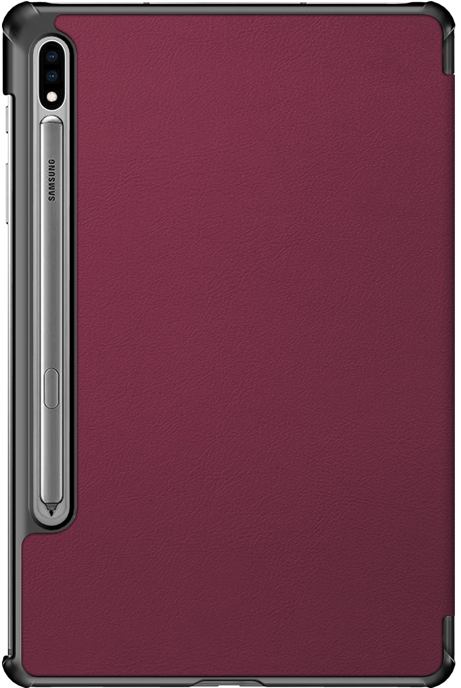 Чехол-книжка BeCover Smart Case для Samsung Galaxy Tab S7/S8 Red Wine (705224) фото 2