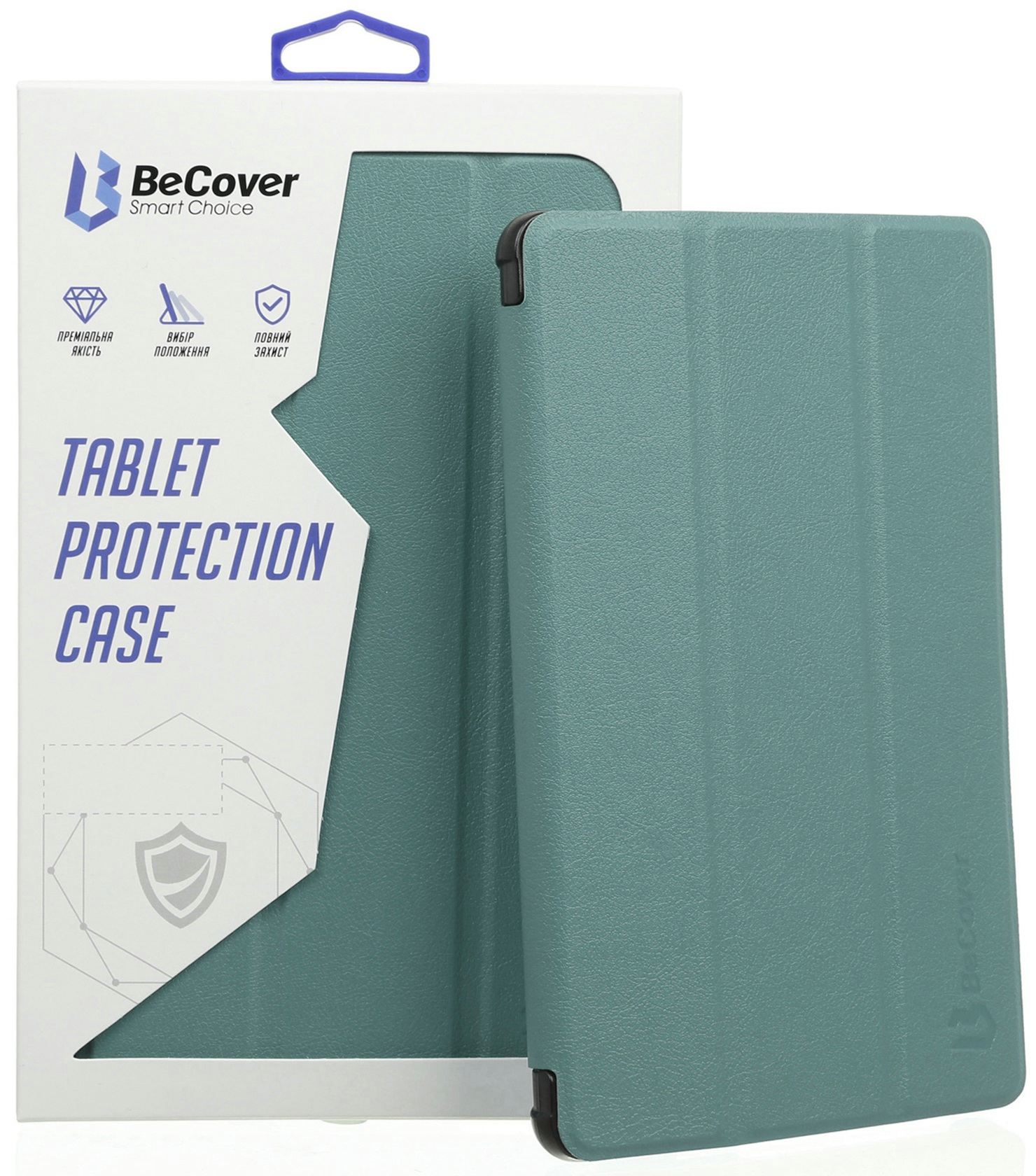 Чехол-книжка BeCover Smart Case для Samsung Galaxy Tab S7 FE 12.4/S8 Plus 5G Dark Green (706701) фото 6