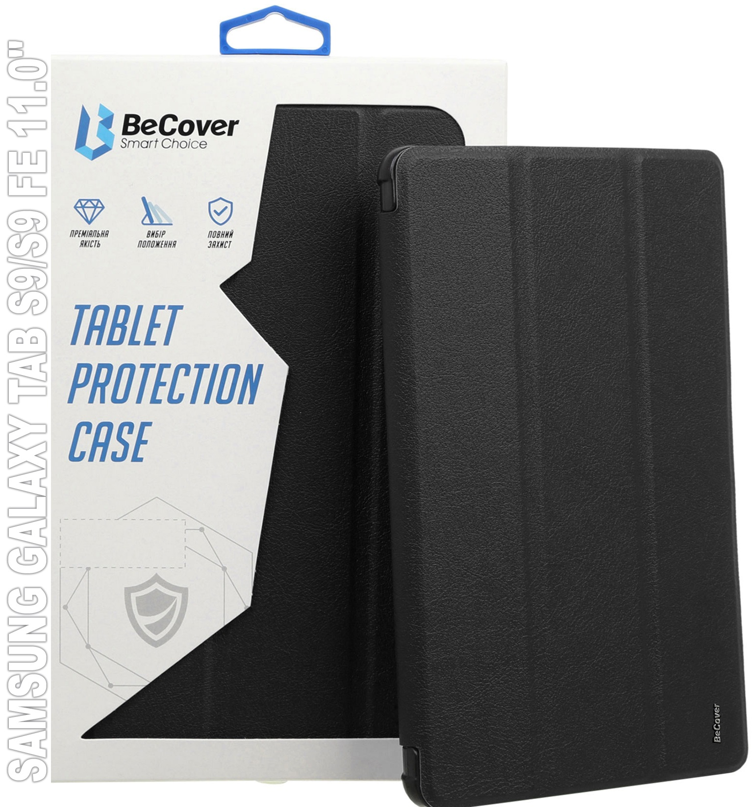 Чехол-книжка BeCover Smart Case для Samsung Galaxy Tab S9/S9 FE 11.0" Black (709890) фото 9