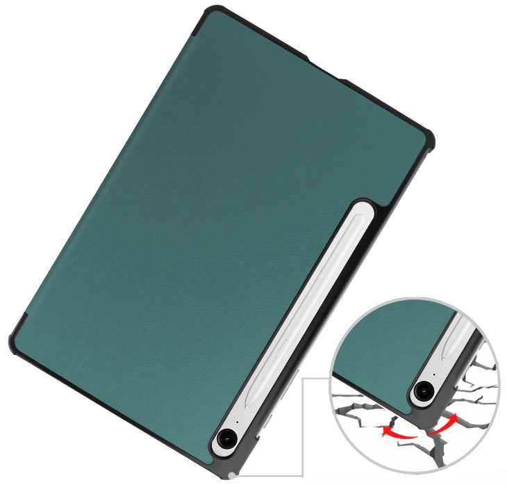Чехол-книжка BeCover Smart Case для Samsung Galaxy Tab S9/S9 FE 11.0" Dark Green (710410) фото 7