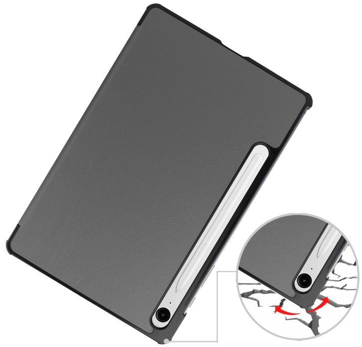 Чехол-книжка BeCover Smart Case для Samsung Galaxy Tab S9/S9 FE 11.0" Gray (710411) фото 7