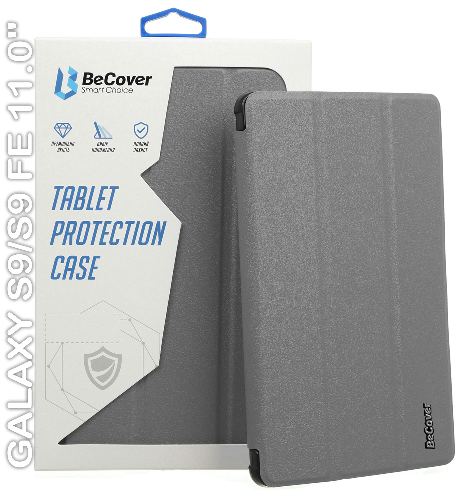 Чохол-книжка BeCover Smart Case до Samsung Galaxy Tab S9/S9 FE 11.0" Gray (710411)фото9