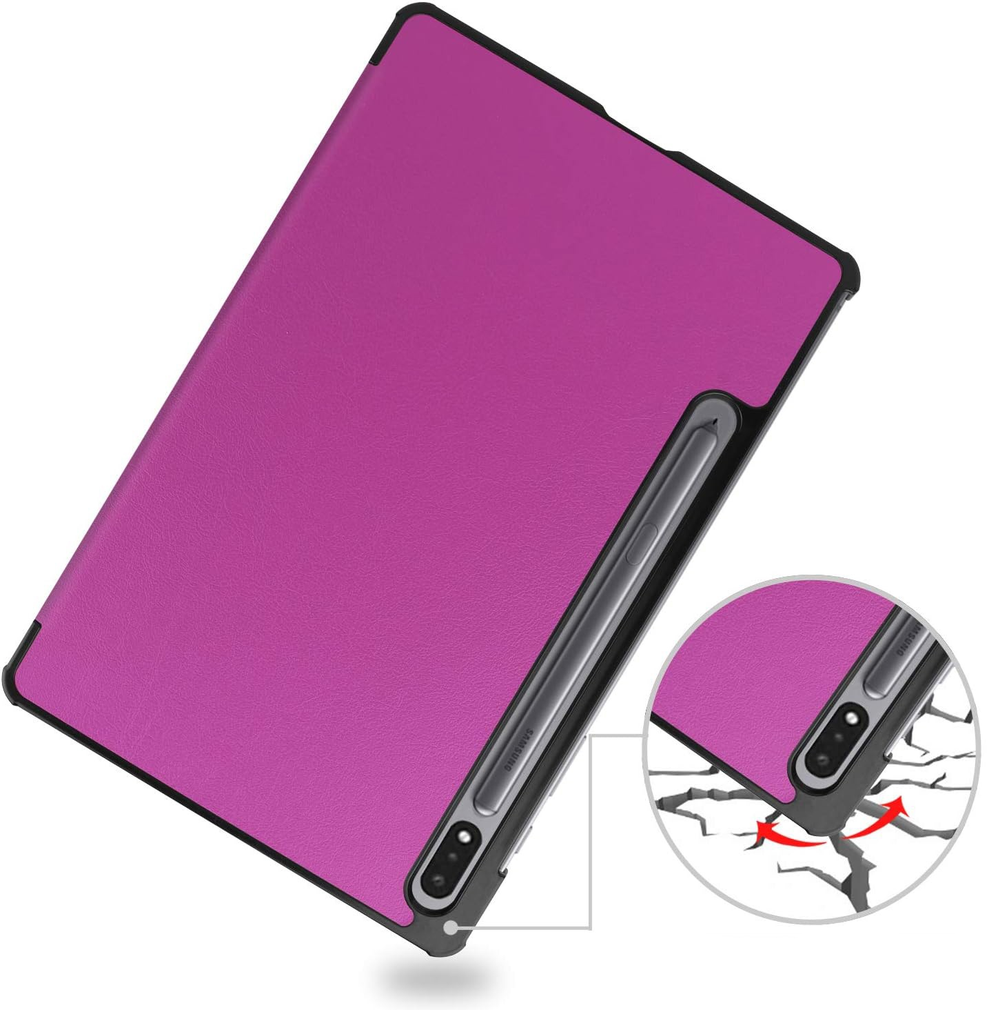 Чохол-книжка BeCover Smart Case Samsung Galaxy Tab S9/S9 FE 11.0" Purple (709892)фото6