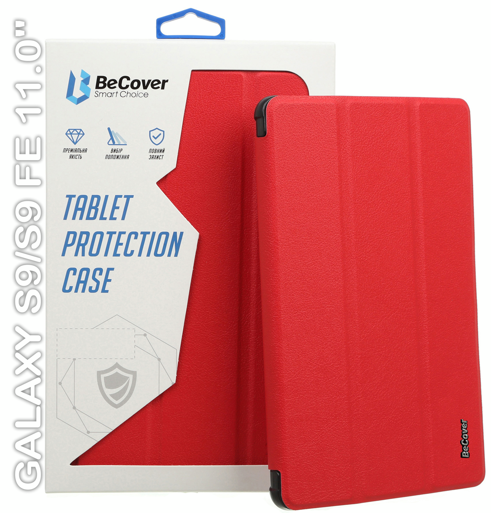 Чехол-книжка BeCover Smart Case для Samsung Galaxy Tab S9/S9 FE 11.0" Red (710412) фото 9