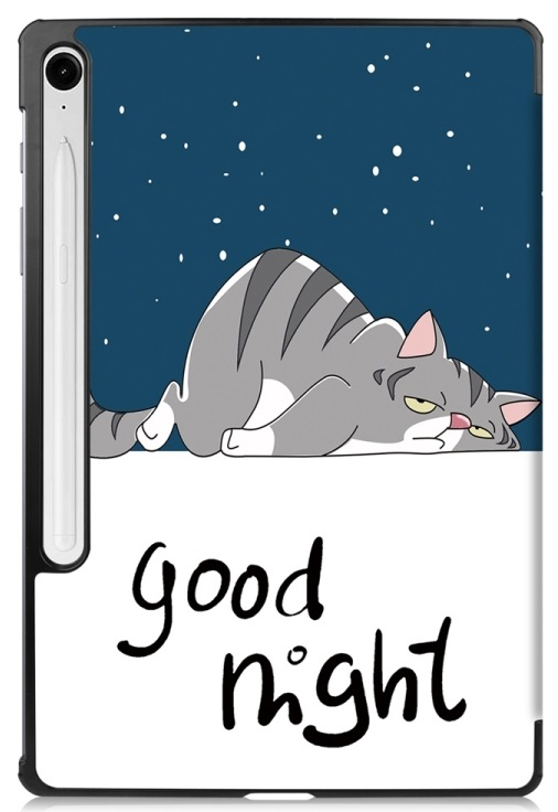 Чехол-книжка BeCover Smart Case для Samsung Galaxy Tab S9/S9 FE 11.0" Good Night (710418) фото 3
