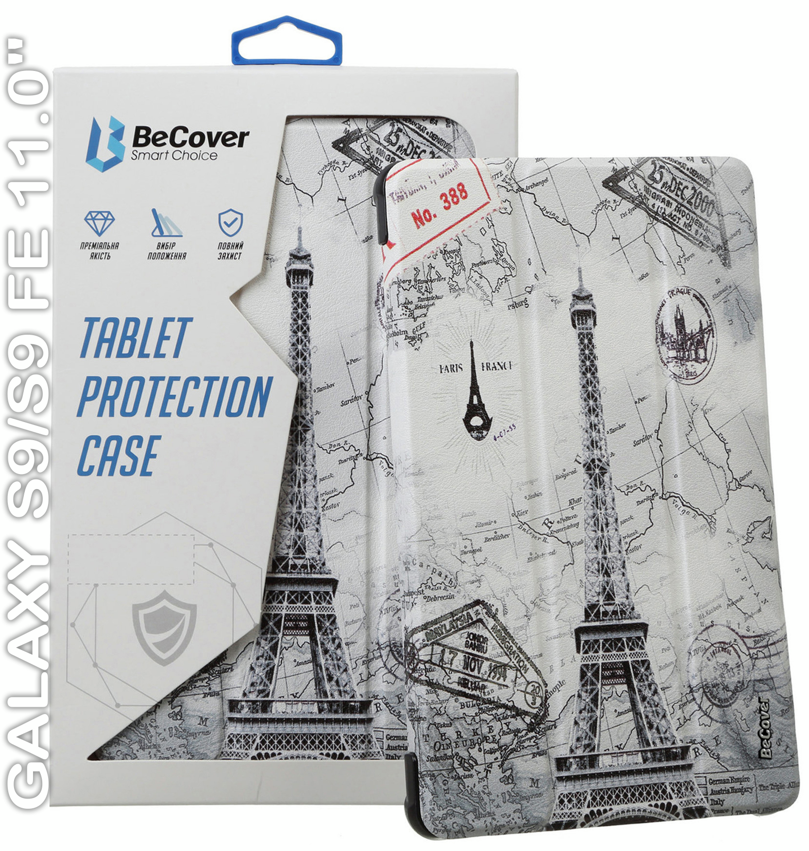 Чехол-книжка BeCover Smart Case для Samsung Galaxy Tab S9/S9 FE 11.0" Paris (710420) фото 7