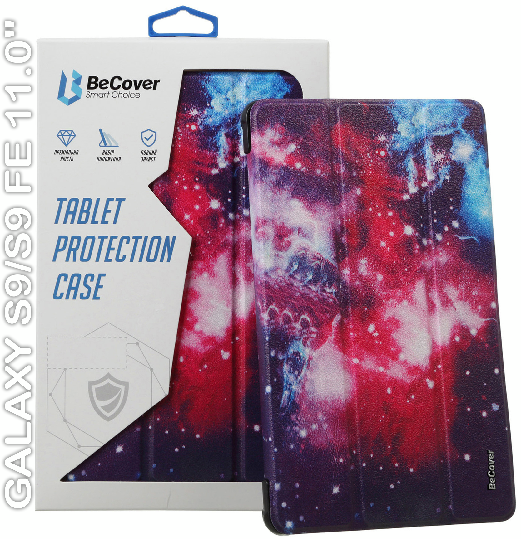 Чехол-книжка BeCover Smart Case для Samsung Galaxy Tab S9/S9 FE 11.0" Space (710422) фото 9