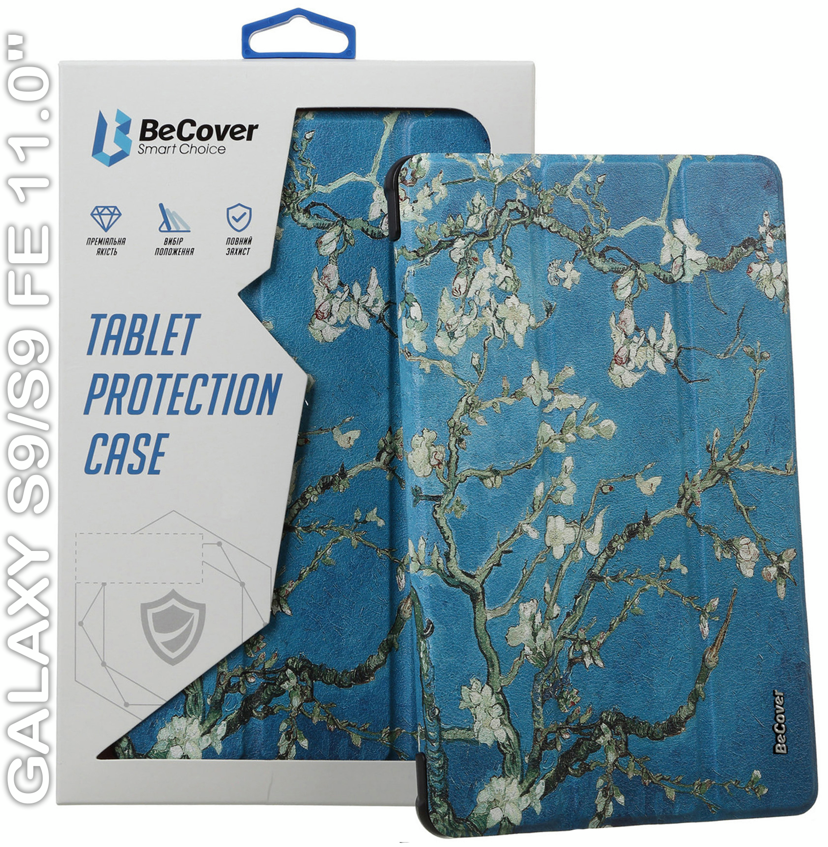 Чехол-книжка BeCover Smart Case для Samsung Galaxy Tab S9/S9 FE 11.0" Spring (710423) фото 9