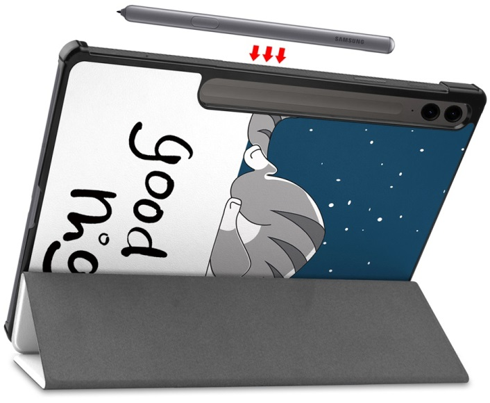Чехол-книжка BeCover Smart Case для Samsung Galaxy Tab S9 Plus/S9 FE Plus 12.4" Good Night (710378) фото 7