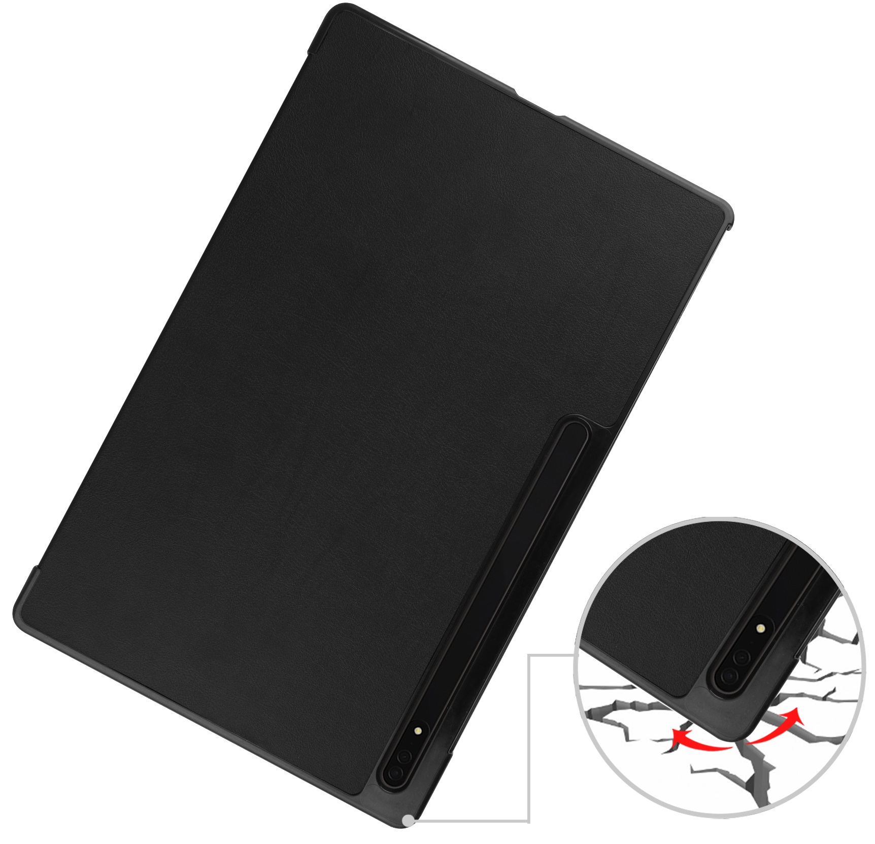 Чехол-книжка BeCover Smart Case для Samsung Galaxy Tab S9 Ultra 5G 14.6" Black (709894) фото 4