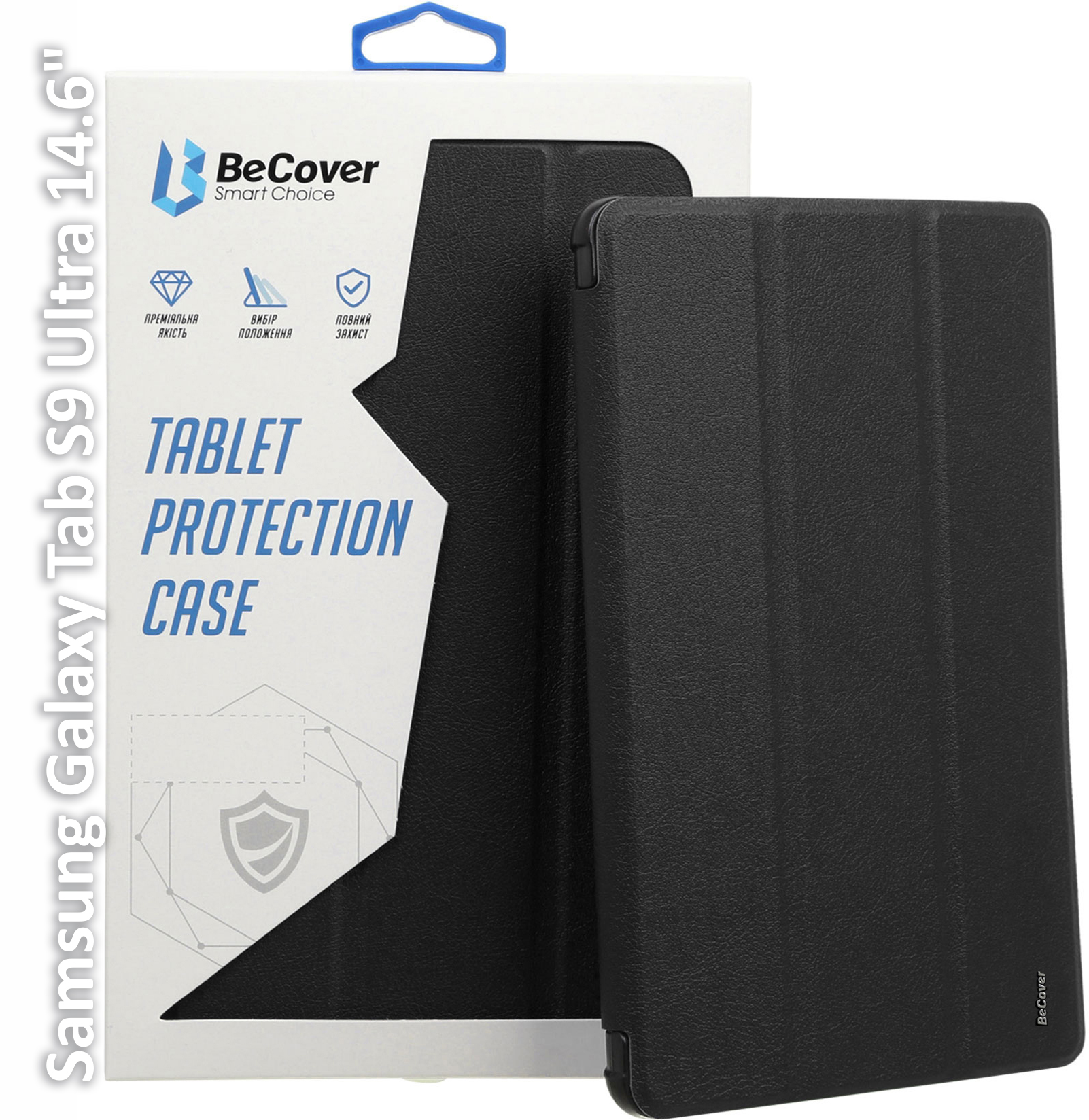 Чехол-книжка BeCover Smart Case для Samsung Galaxy Tab S9 Ultra 5G 14.6" Black (709894) фото 6