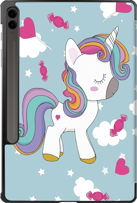 Чехол-книжка BeCover Smart Case для Samsung Galaxy Tab S9 Plus/S9 FE Plus 12.4" Unicorn (710385) фото 2