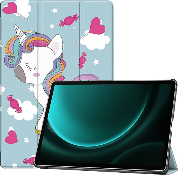 Чехол-книжка BeCover Smart Case для Samsung Galaxy Tab S9 Plus/S9 FE Plus 12.4" Unicorn (710385) фото 3