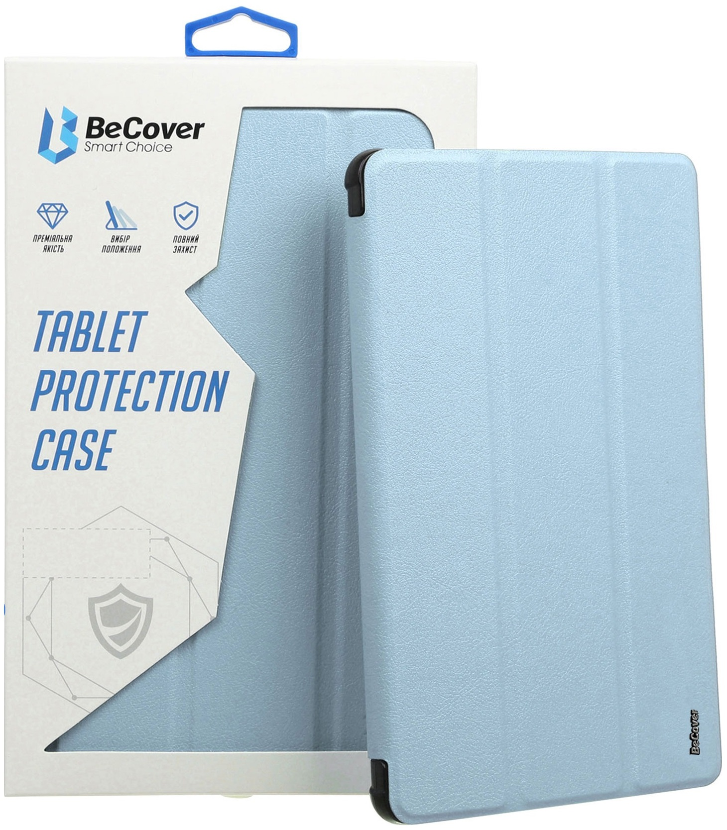Чохол-книжка BeCover Soft Edge Lenovo Tab M10 Plus 3rd Gen/K10 Pro 10.61" Light Blue (708370)фото2