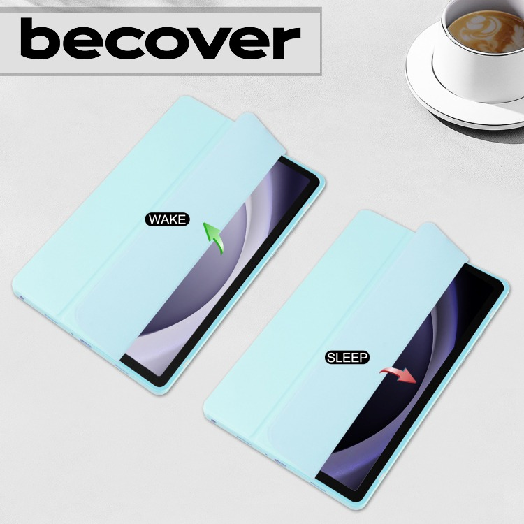 Чохол-книжка BeCover Soft Edge до Samsung Galaxy Tab A9 Plus 11.0" Light Blue (710369)фото4