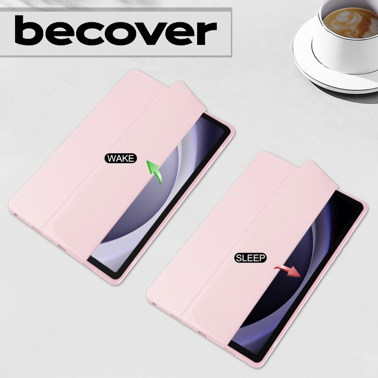 Чохол-книжка BeCover Soft Edge до Samsung Galaxy Tab A9 Plus 11.0" Pink (710370)фото4