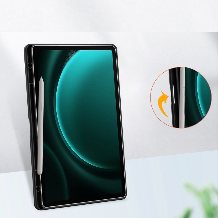 Чехол-книжка BeCover Soft Edge для Samsung Galaxy Tab S9 Plus/S9 FE Plus 12.4" Black (710404) фото 9