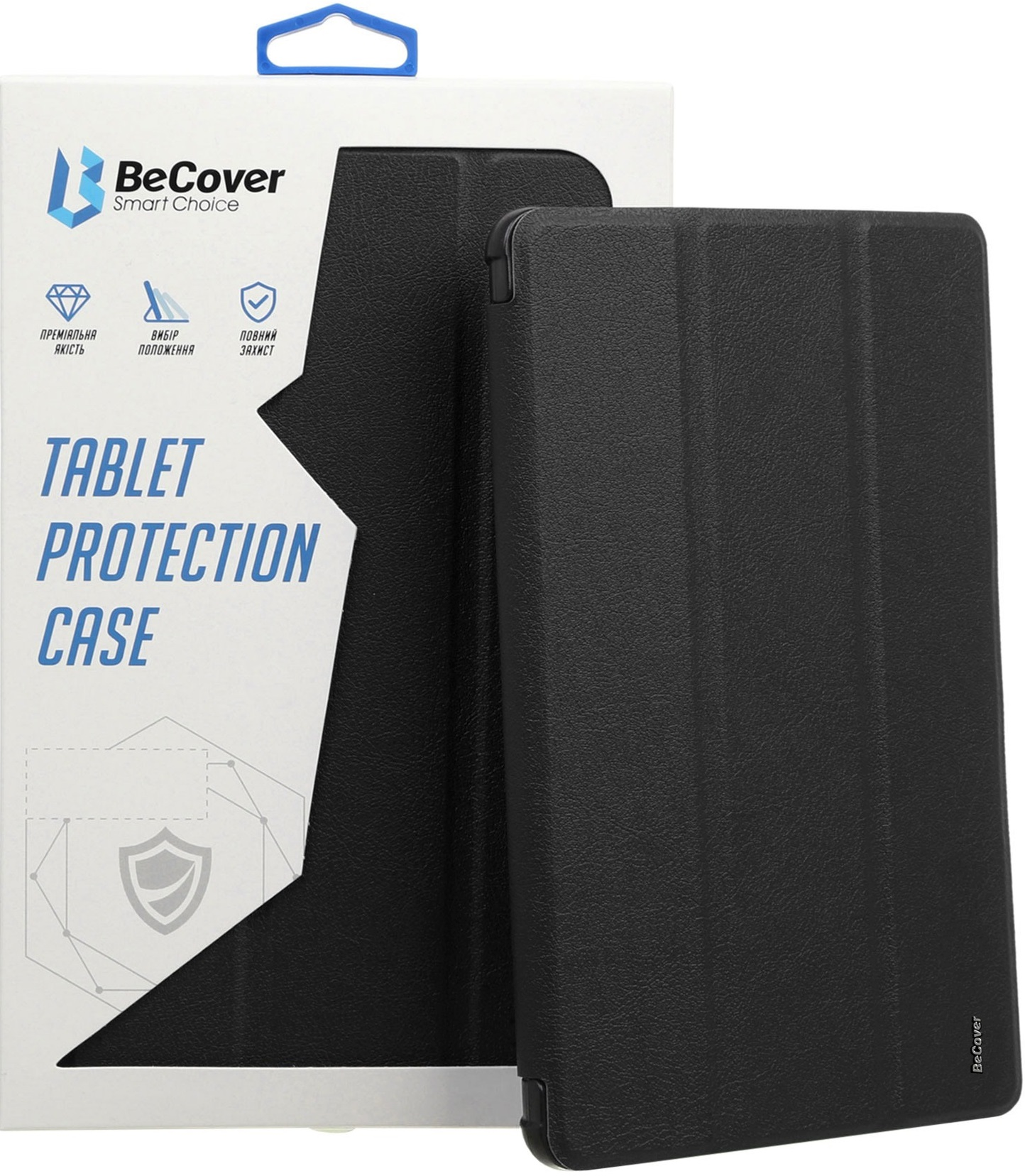 Чохол-книжка BeCover Soft Edge до Samsung Galaxy Tab S9 Plus/S9 FE Plus 12.4" Black (710404)фото2