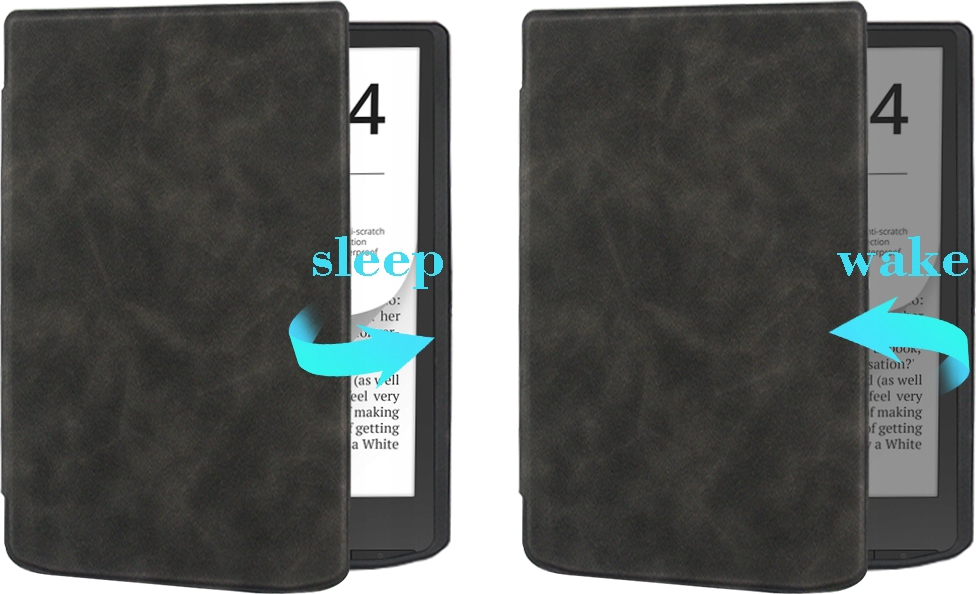 Чехол-книжка BeCover Smart Case для PocketBook 743G InkPad 4/InkPad Color 2/InkPad Color 3 (7.8") Black (710066) фото 9