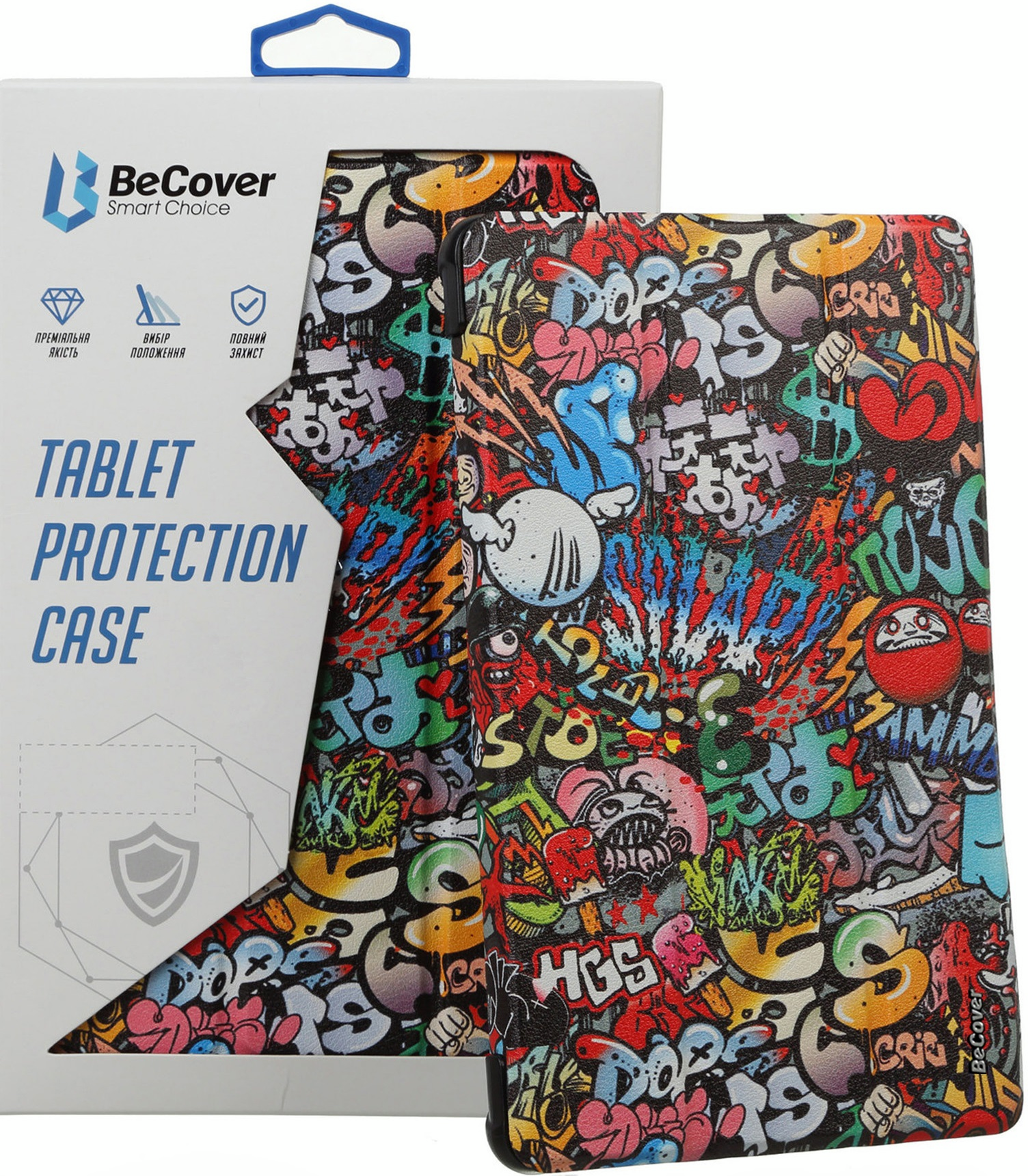 Чехол-книжка BeCover Smart Case для Lenovo Tab M8 (4rd Gen) TB-300FU 8" Graffiti (709218) фото 7