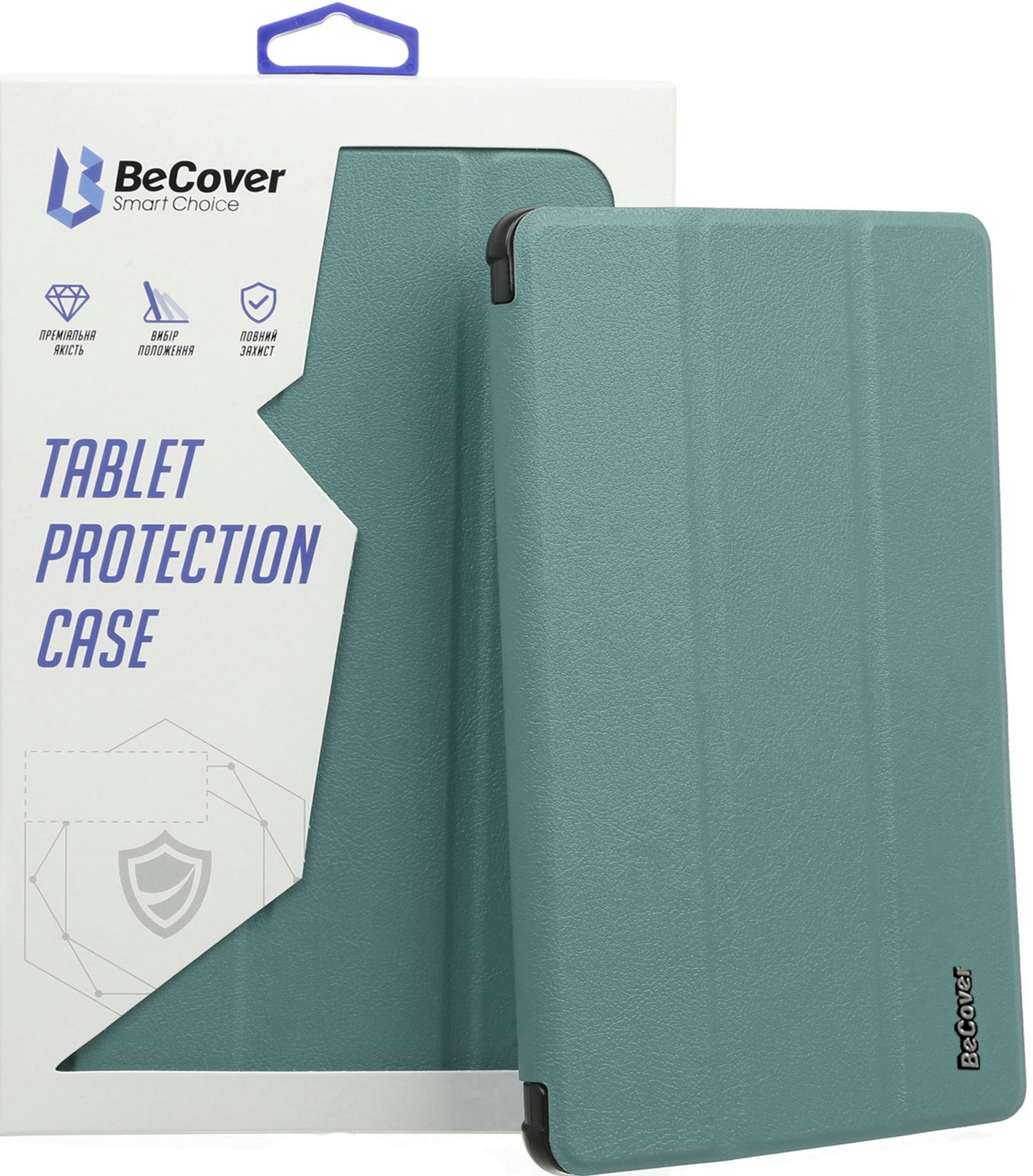 Чехол-книжка BeCover Smart Case для Lenovo Tab M9 TB-310 9" Dark Green (709223) фото 5