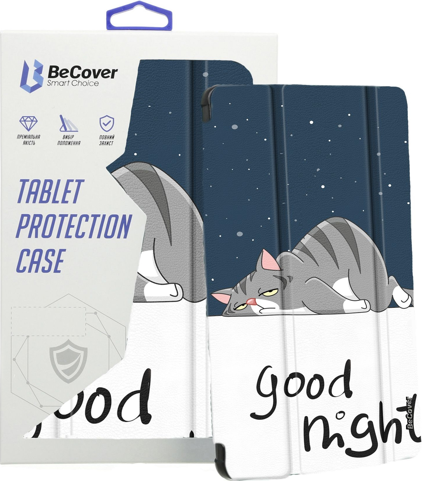 Чехол-книжка BeCover Smart Case для Lenovo Tab M9 TB-310 9" Good Night (709229) фото 3