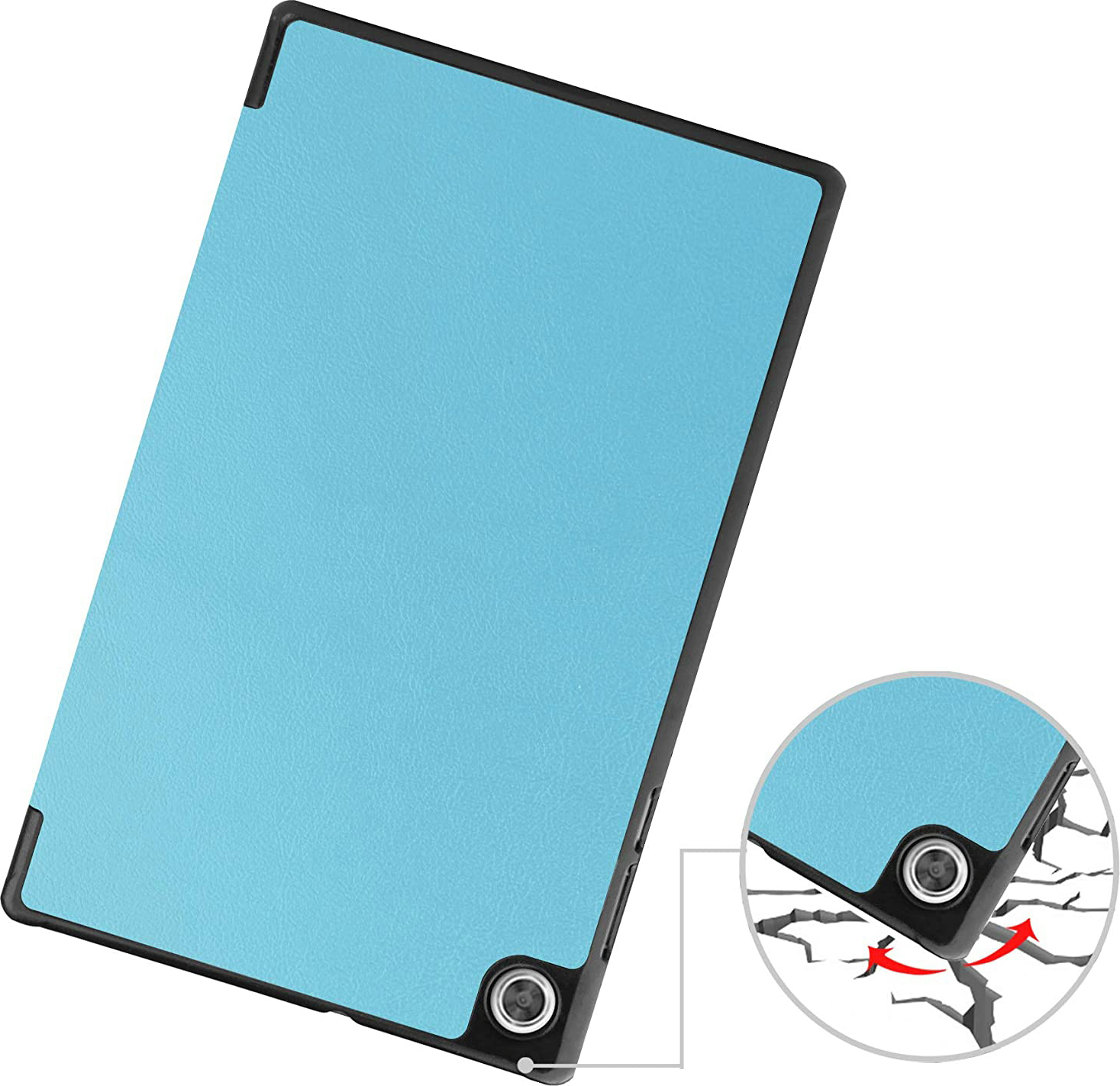 Чехол-книжка BeCover Smart Case для Lenovo Tab M10 TB-X306F HD (2nd Gen) Blue (705968) фото 5