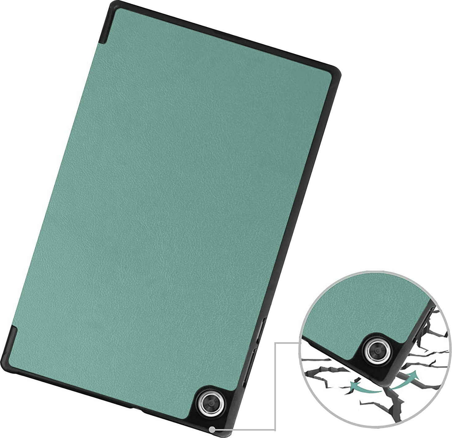 Чехол-книжка BeCover Smart Case для Lenovo Tab M10 TB-X306F HD (2nd Gen) Dark Green (705969) фото 5