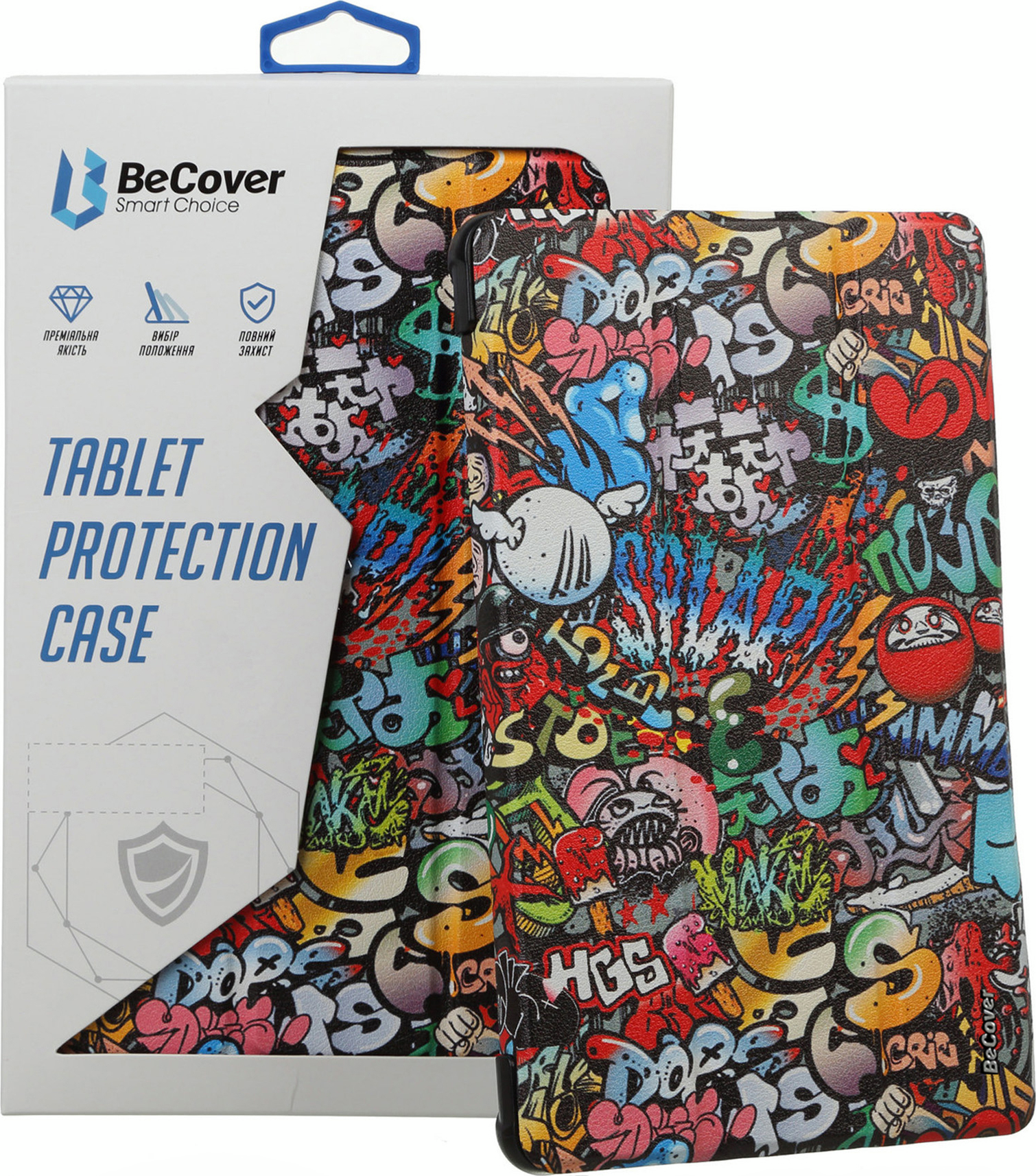Чехол-книжка BeCover Smart Case для Lenovo Tab M10 TB-328F (3rd Gen) 10.1" Graffiti (708294) фото 6