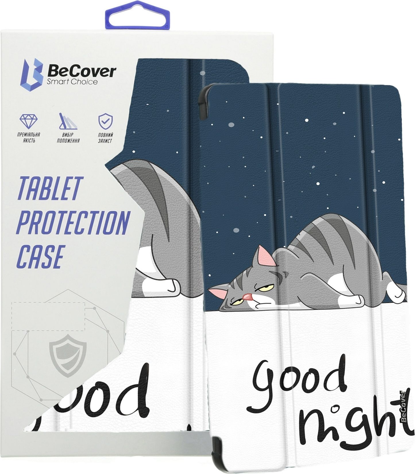 Чохол-книжка BeCover Smart Case для Lenovo Tab P11/P11 Plus Good Night (708072)фото2