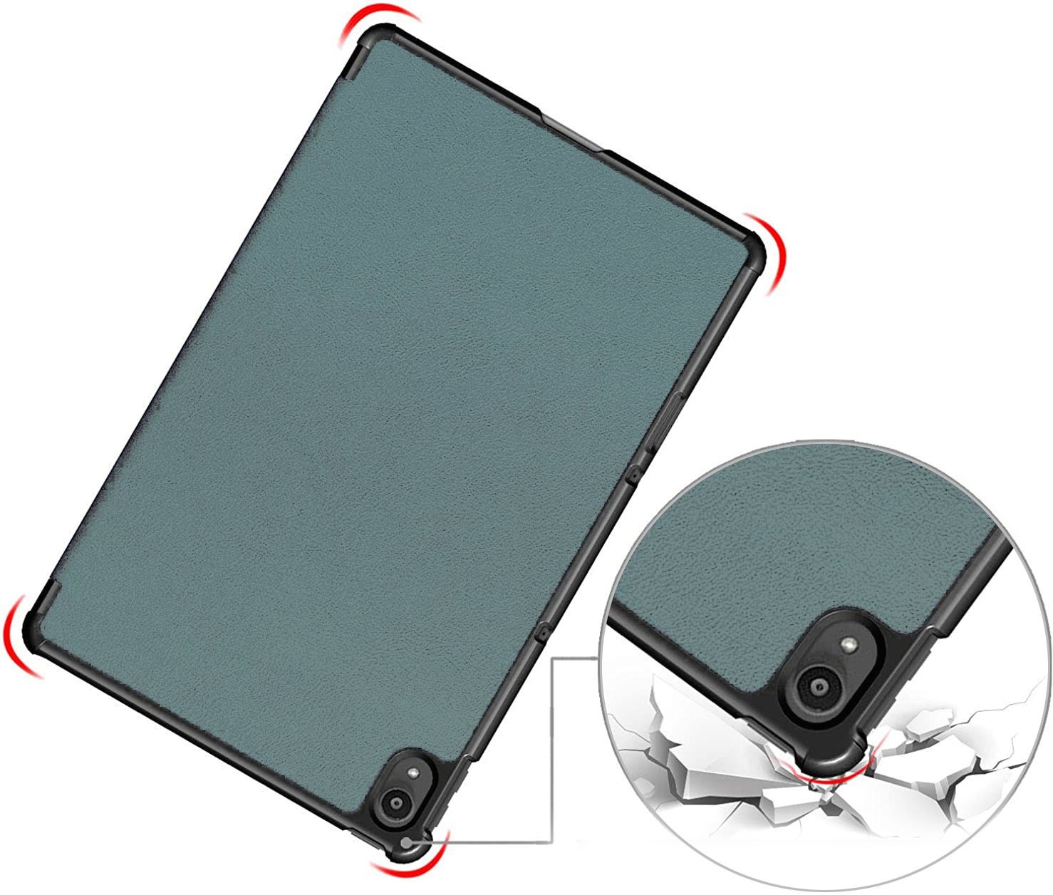 Чохол-книжка BeCover Smart Case для Lenovo Tab P11/P11 Plus Dark Green (706098)фото3