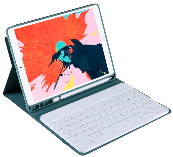 Чохол-книжка BeCover з бездротовою клавіатурою для Apple iPad Pro 12.9 2020/2021/2022 Dark Green (709681)фото2