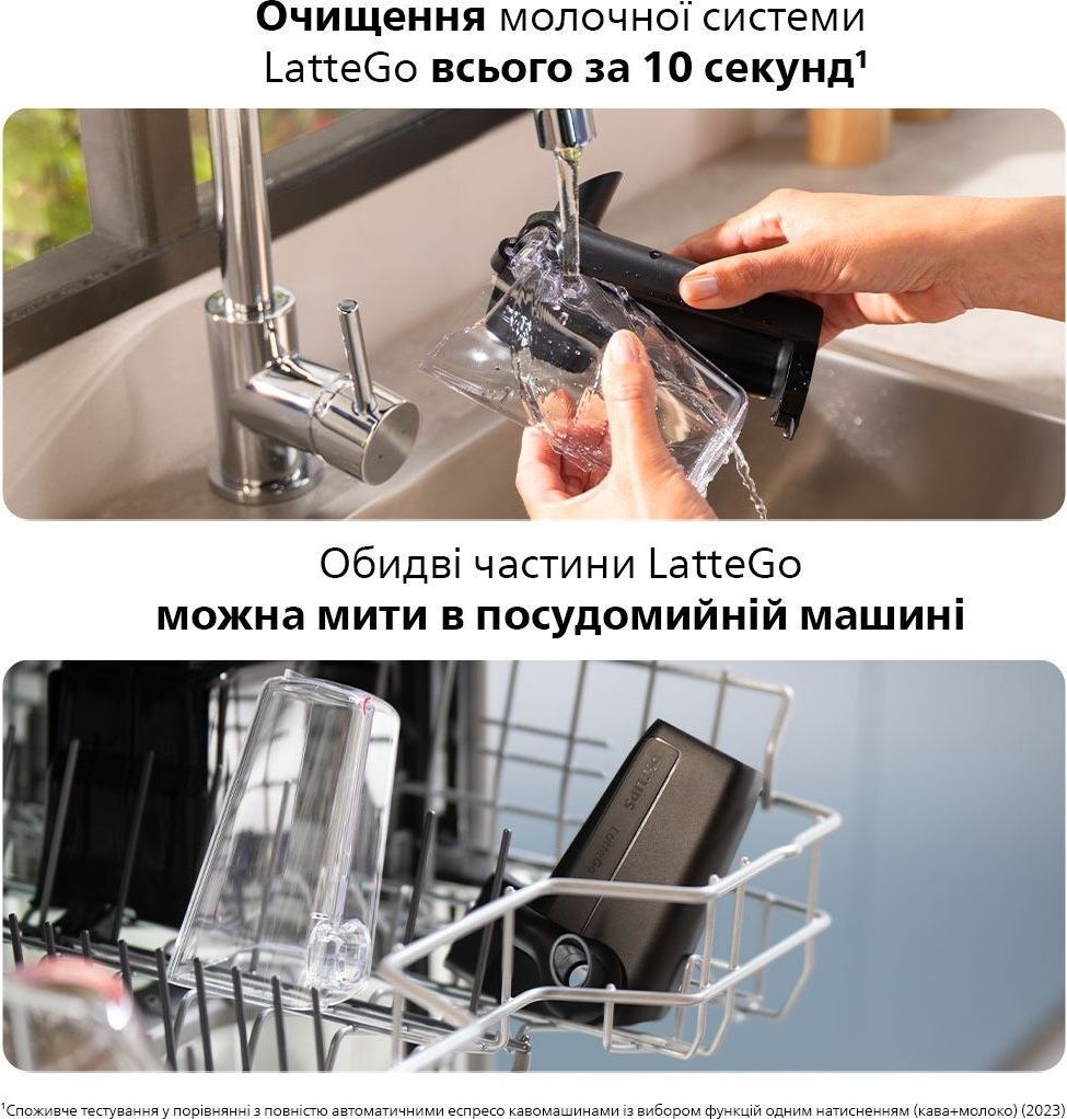 Кофемашина Philips Series 4400 LatteGo EP4443/70 фото 