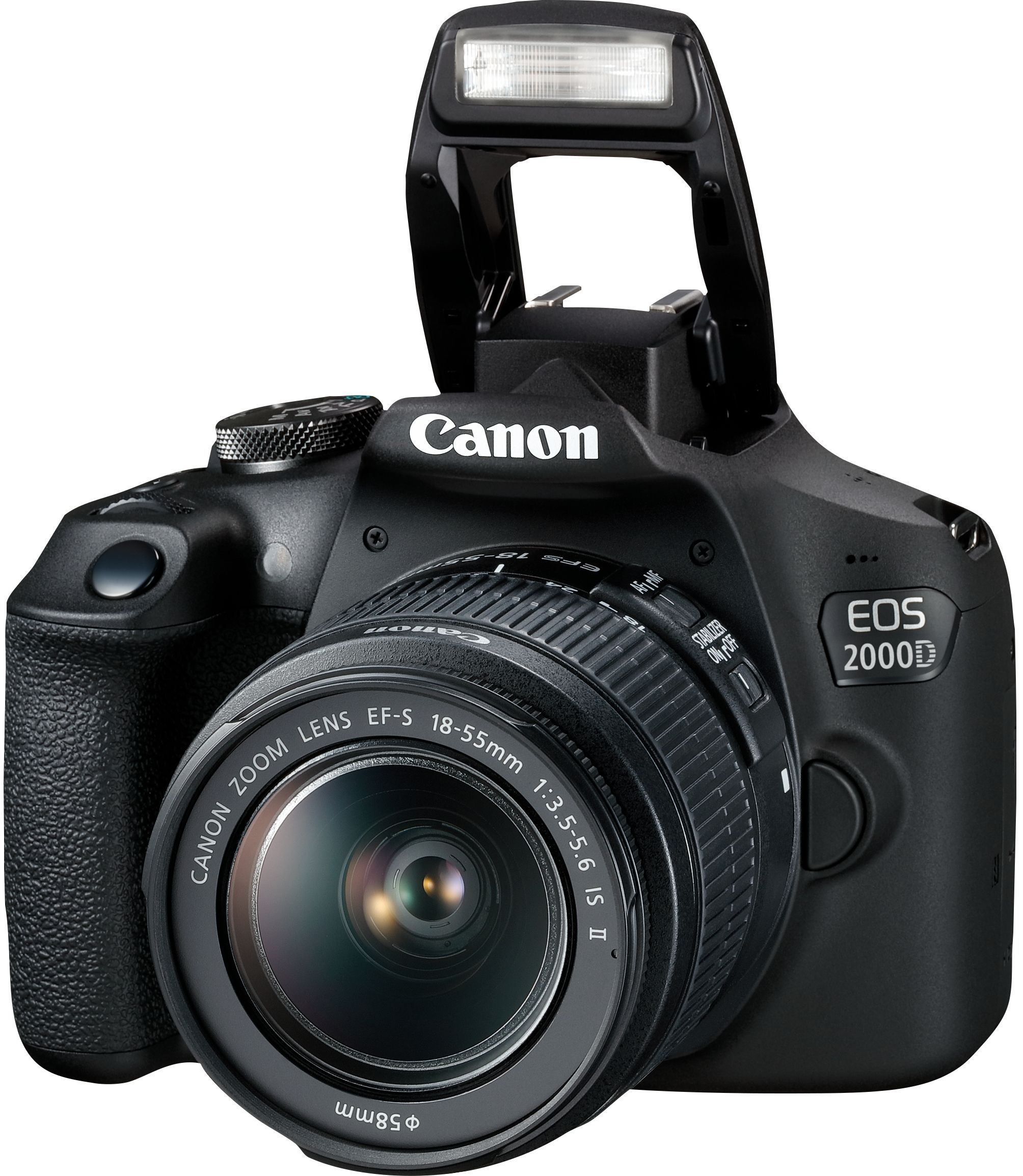 Фотоаппарат CANON EOS 2000D 18-55 IS II + EF 50 mm f/1.8 STM (2728C008EF50) фото 2