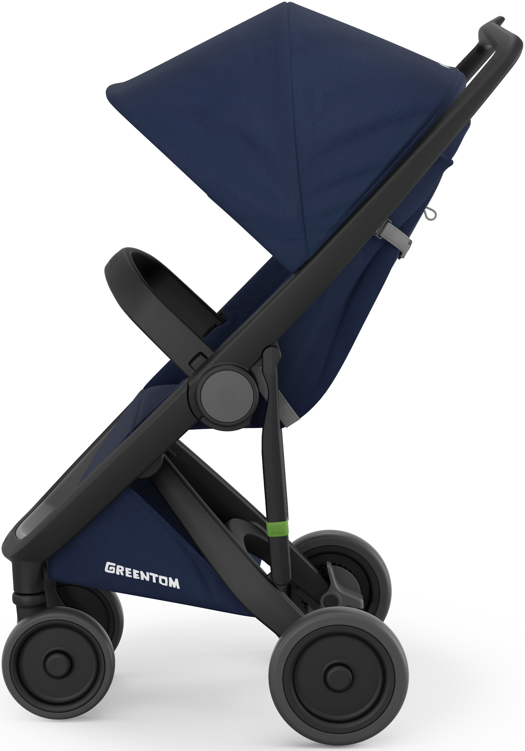 Прогулочная коляска Greentom Classic Blue-Black (8718858972210) фото 2