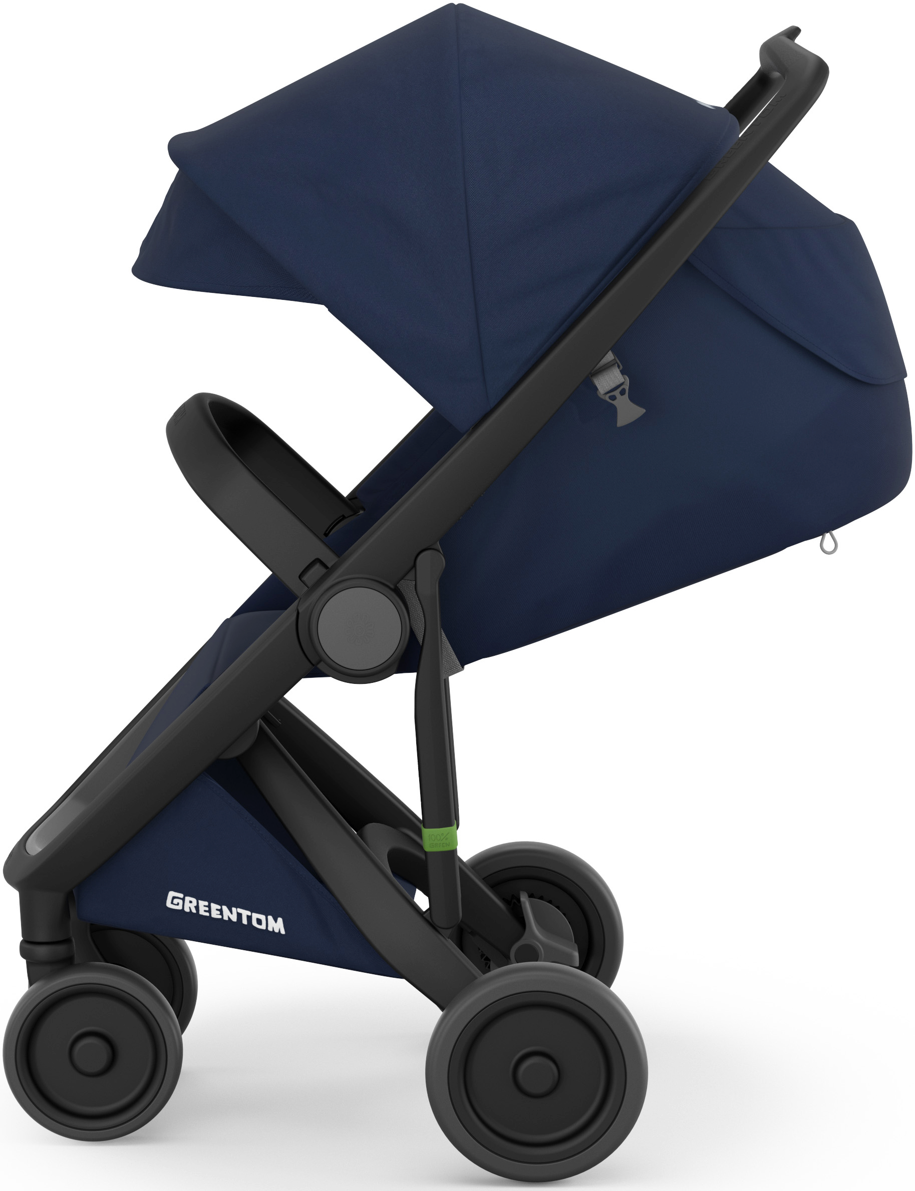 Прогулянкова коляска Greentom Classic Blue-Black (8718858972210)фото3