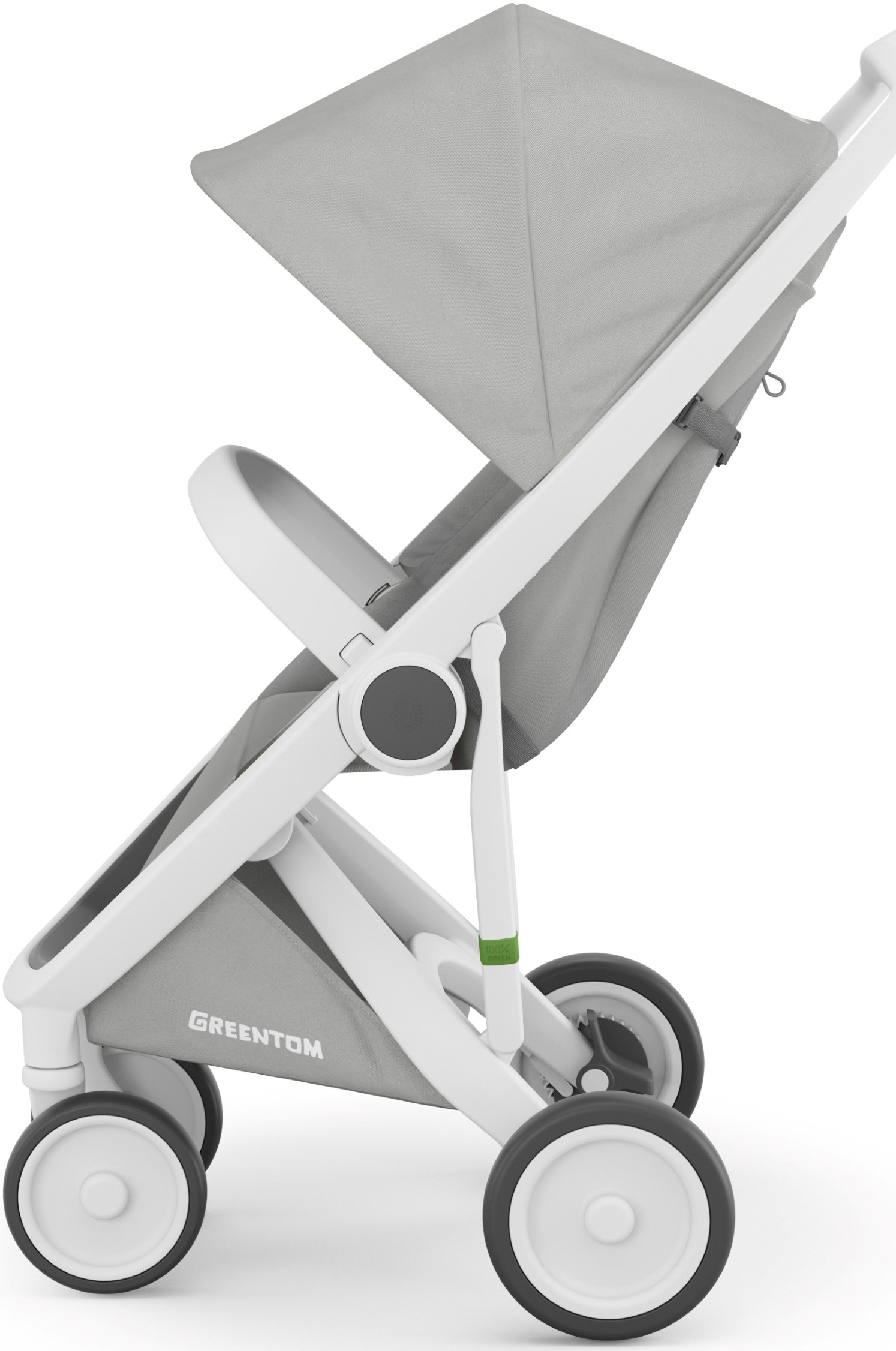 Прогулянкова коляска Greentom Classic Grey-White (8718858972302)фото2