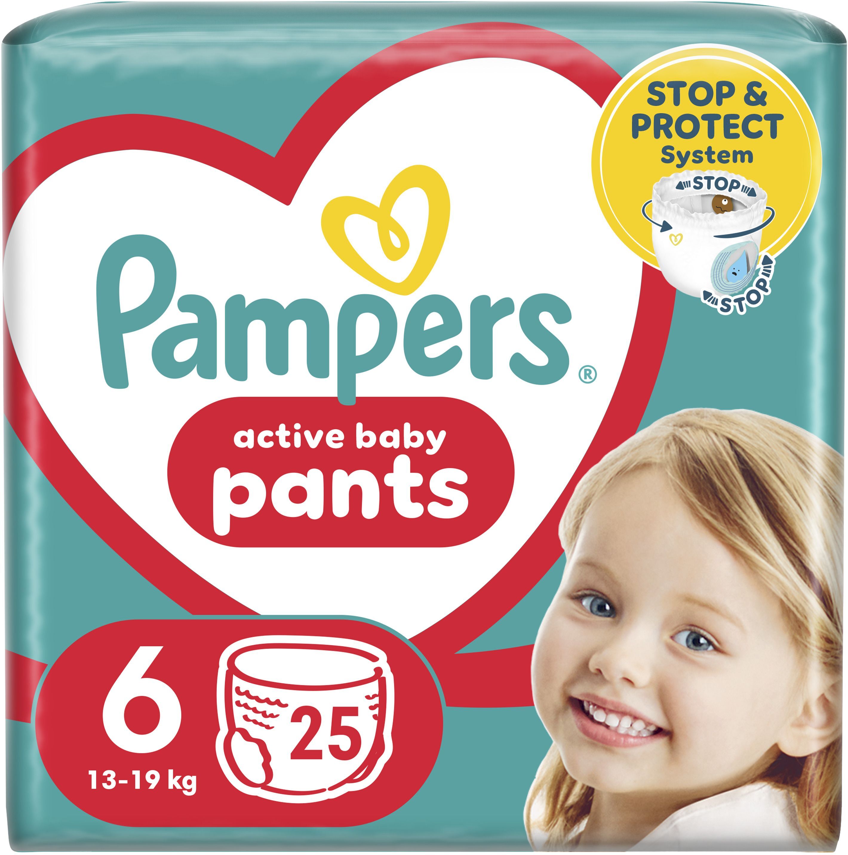 Подгузники-трусики Pampers Pants Giant Размер 6 14-19 кг 25 шт фото 2