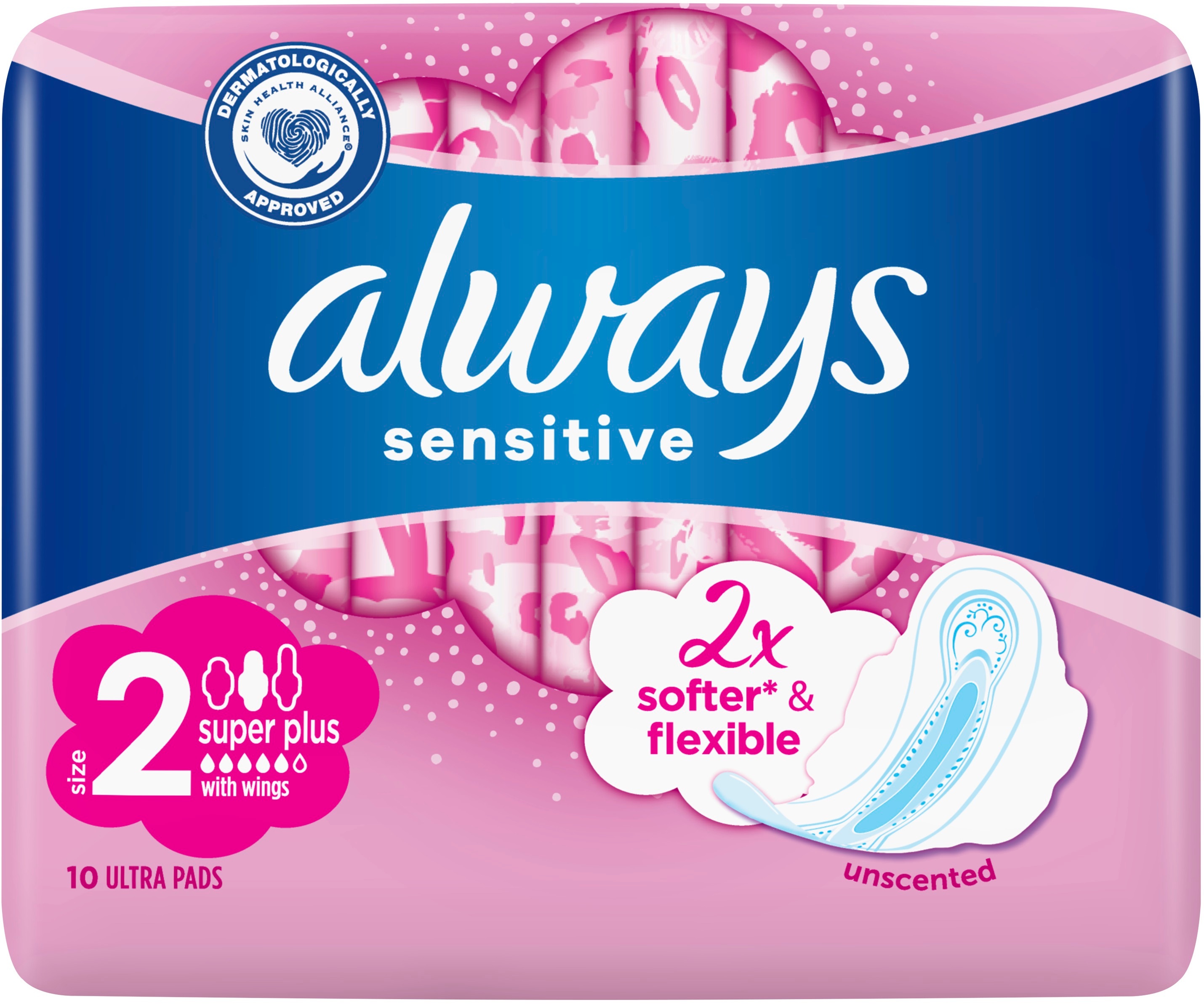 Гигиенические прокладки Always Ultra Sensitive Super Plus (Розмір 2) 10 шт фото 2