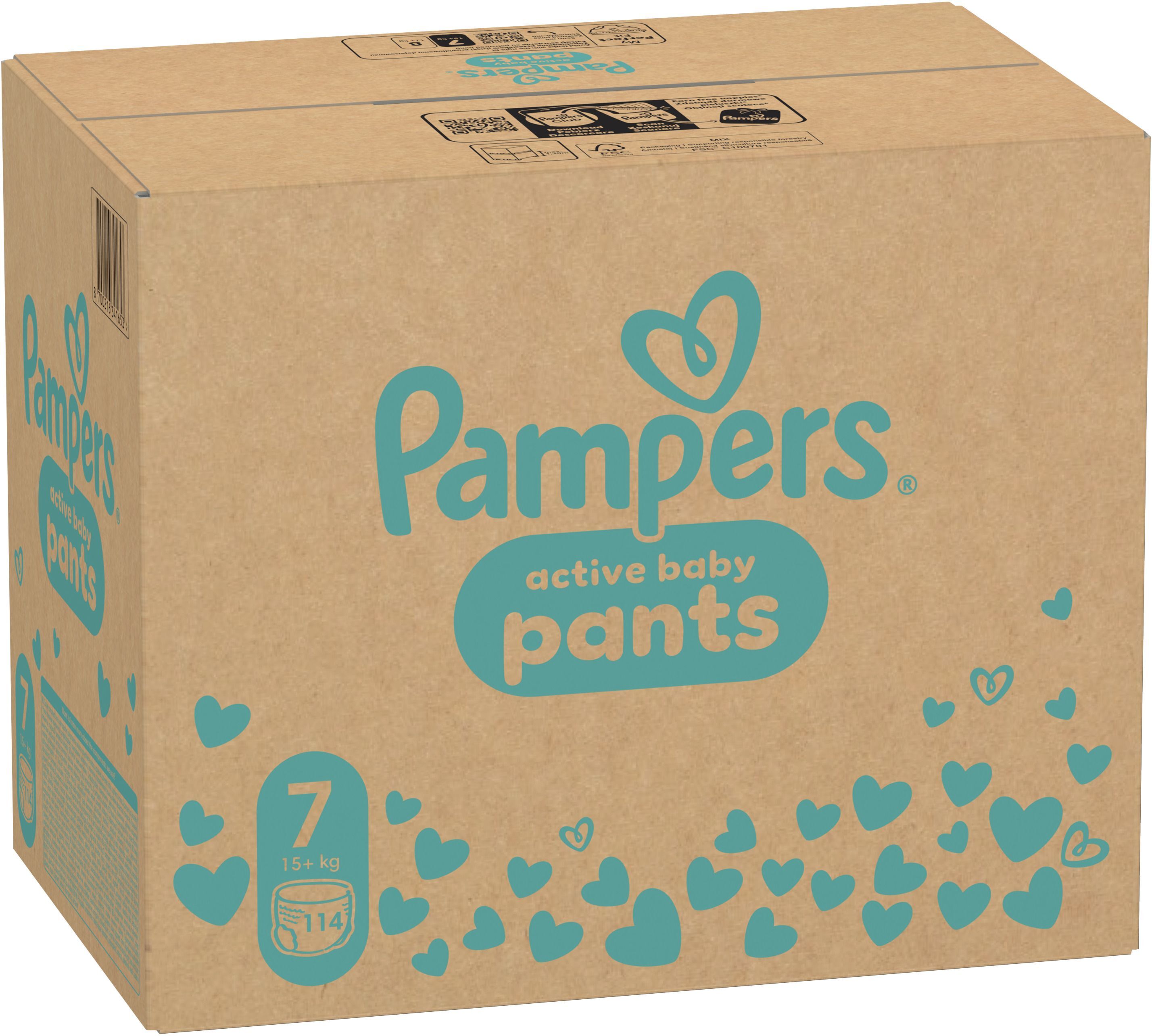 Підгузки-трусики Pampers Pants Giant Plus Розмір 7 17+ кг 114 штфото