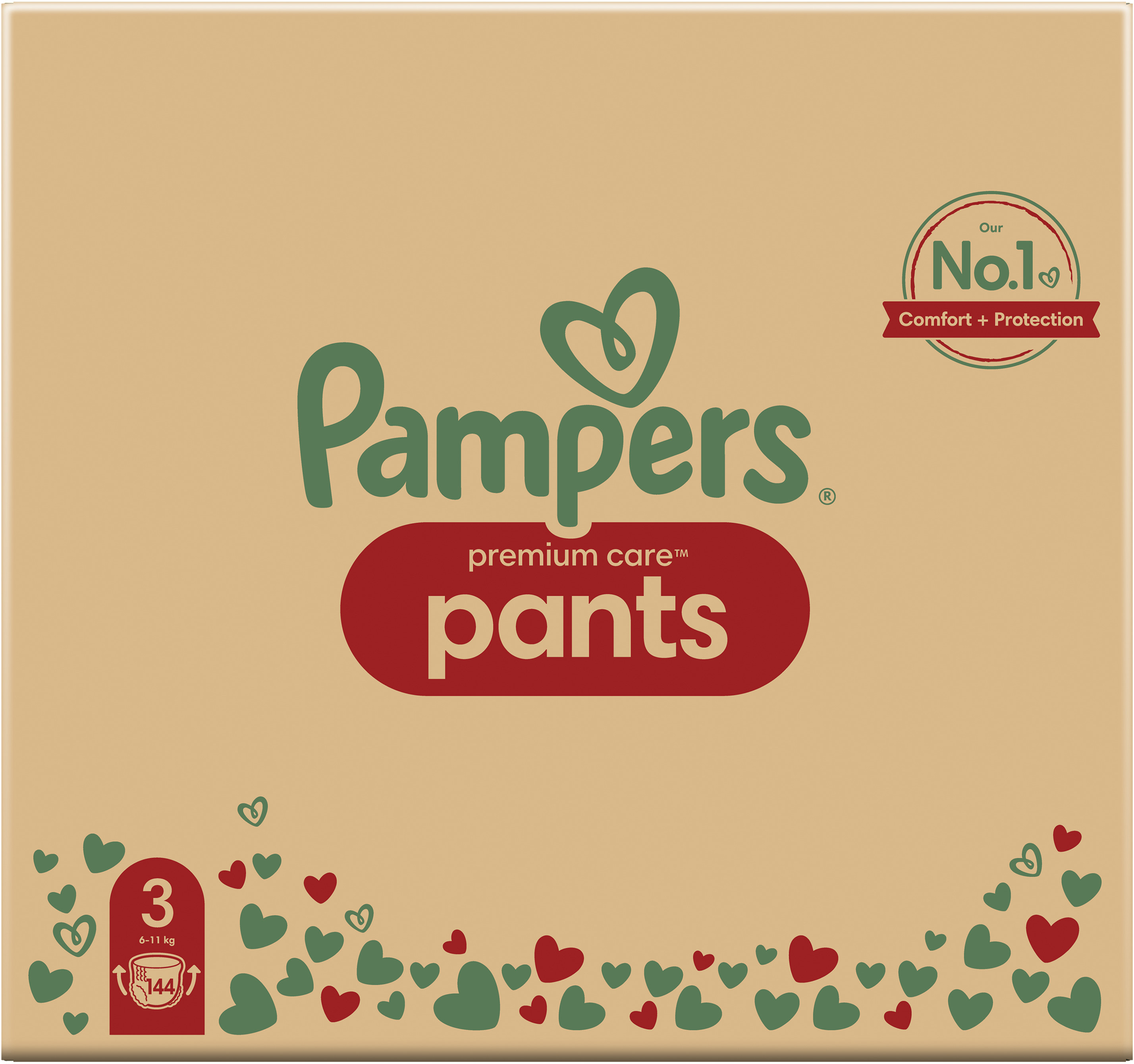 Подгузники-трусики Pampers Premium Care Pants Giant Plus размер 3 6-11 кг 114шт фото 2