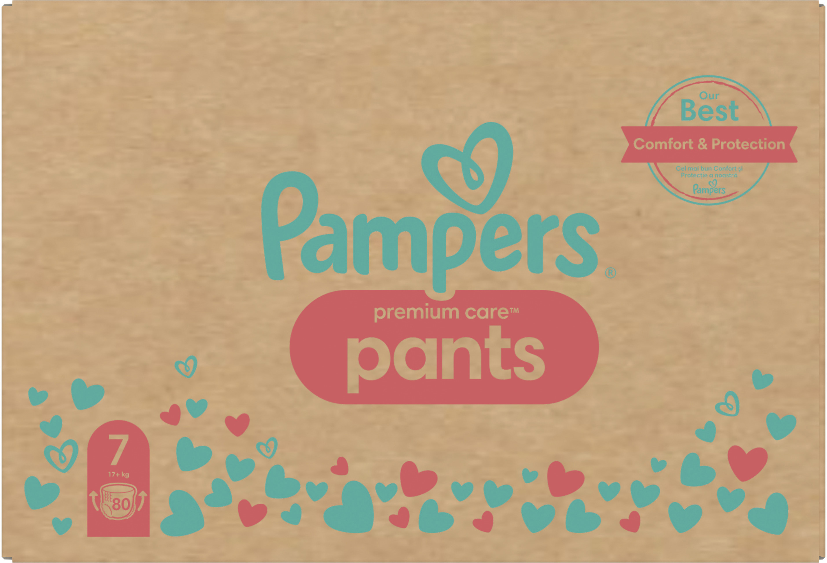 Подгузники-трусики Pampers Premium Care Pants Giant Plus размер 7 17+кг 80шт фото 2