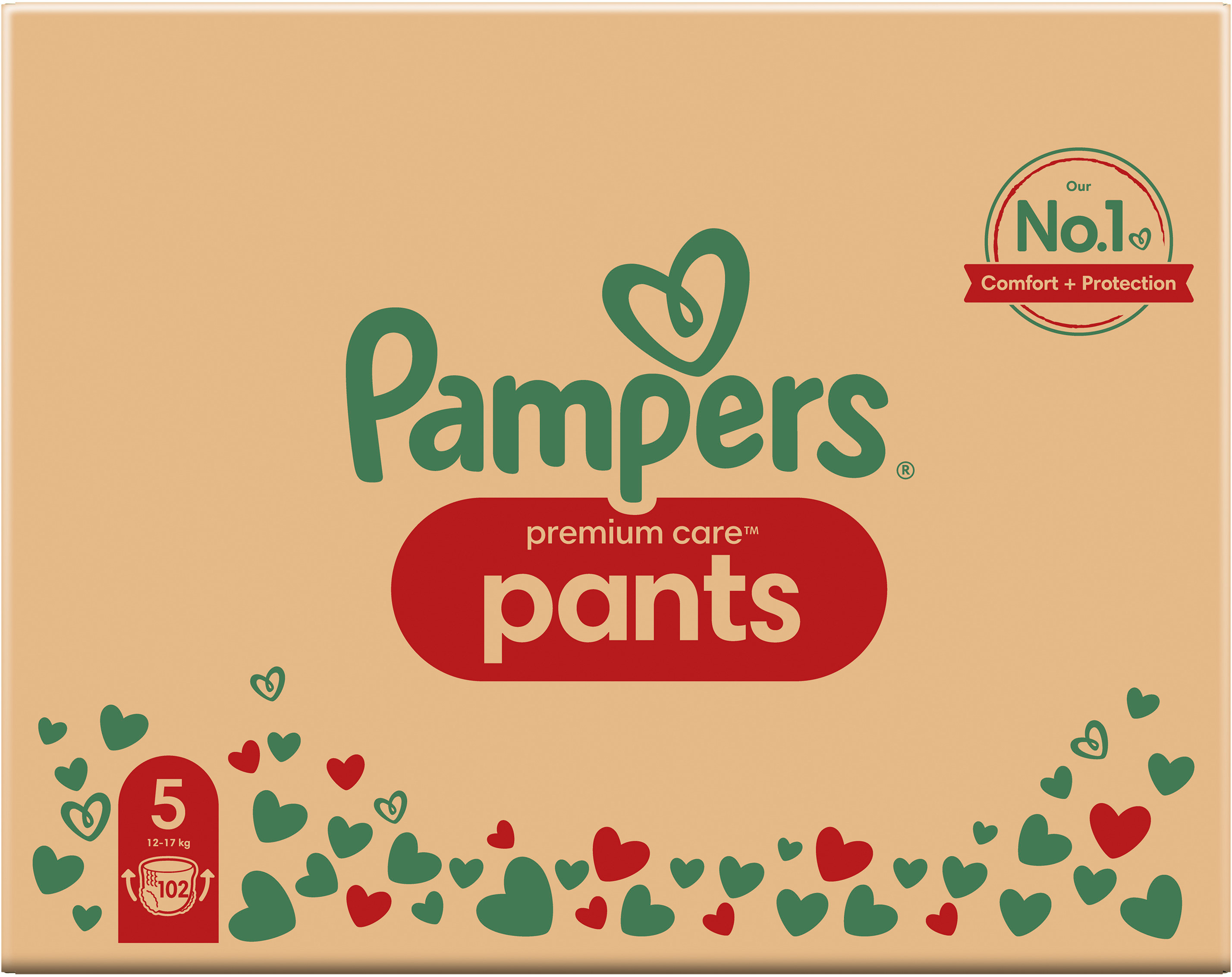 Підгузки-трусики Pampers Premium Care Pants Junior розмір 5 12-17кг 102штфото2