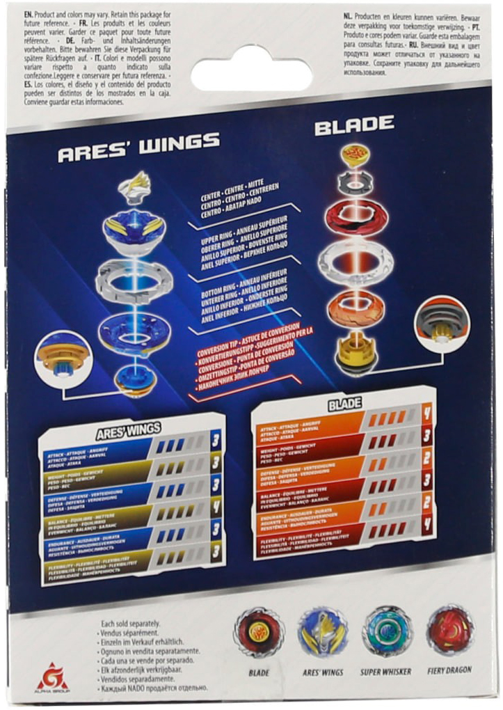 Набор Infinity Nado VI Conversion Set Крылья Ареса и Огненный Клинок (Ares' Wings, Fiery Blade) (EU654272) фото 4