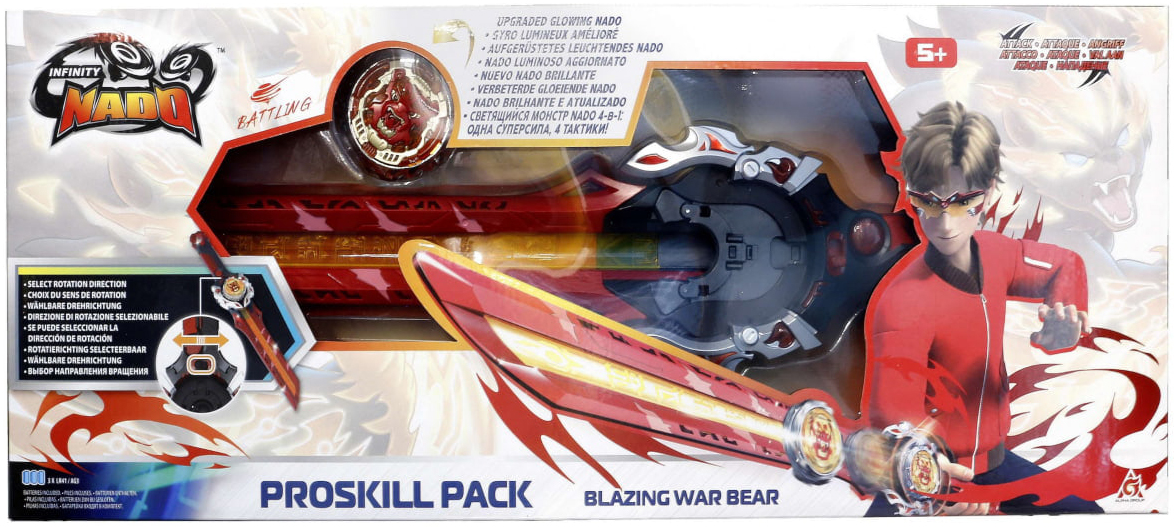 Дзиґа Infinity Nado VI Proskill Pack Палаючий Бойовий Ведмідь (Blazing War Bear) (EU654212)фото2
