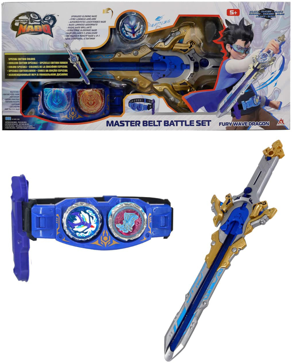 Набір Infinity Nado VI Master Belt Battle Set Шалений Дракон (Fury Wave Dragon) (EU654162)фото5