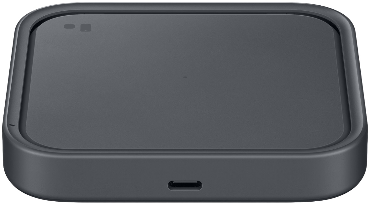 Беспроводное зарядное устройство Samsung 15Вт с блоком питания, Dark Grey (EP-P2400TBEGEU) фото 3